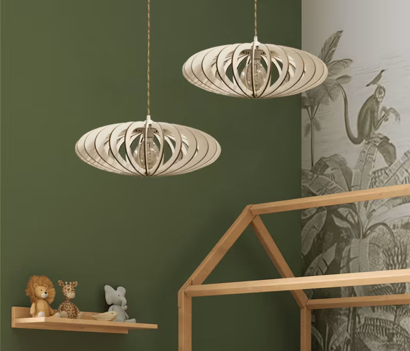 Suspension en bois NEO - Atelier Loupiote x Kipli