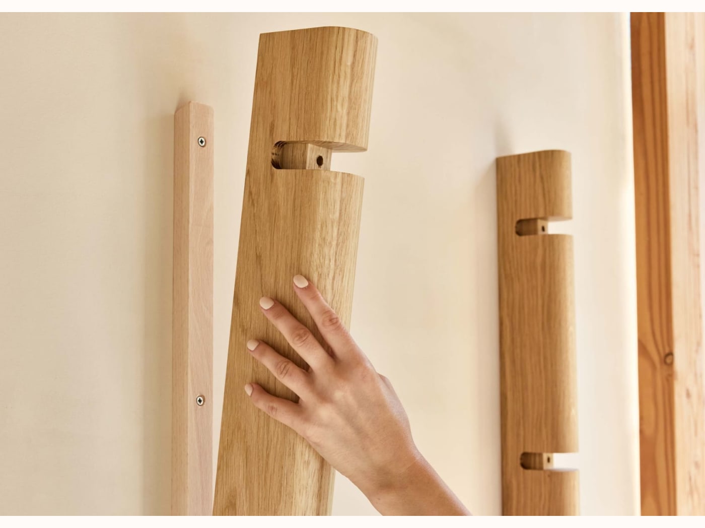 Étagère murale modulable en bois massif BAOBAB - 60x120 cm