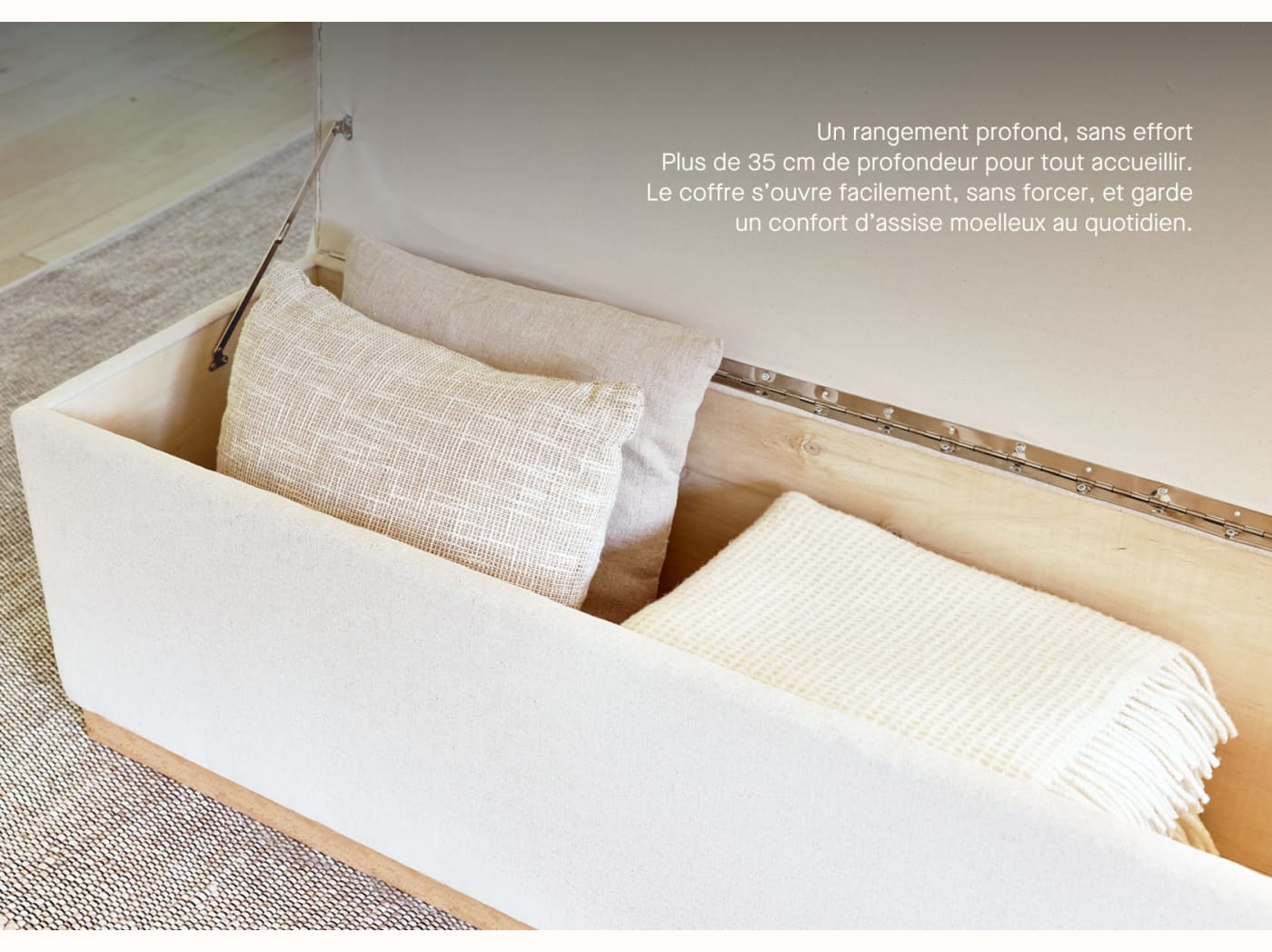 Banc en bois massif La Pause