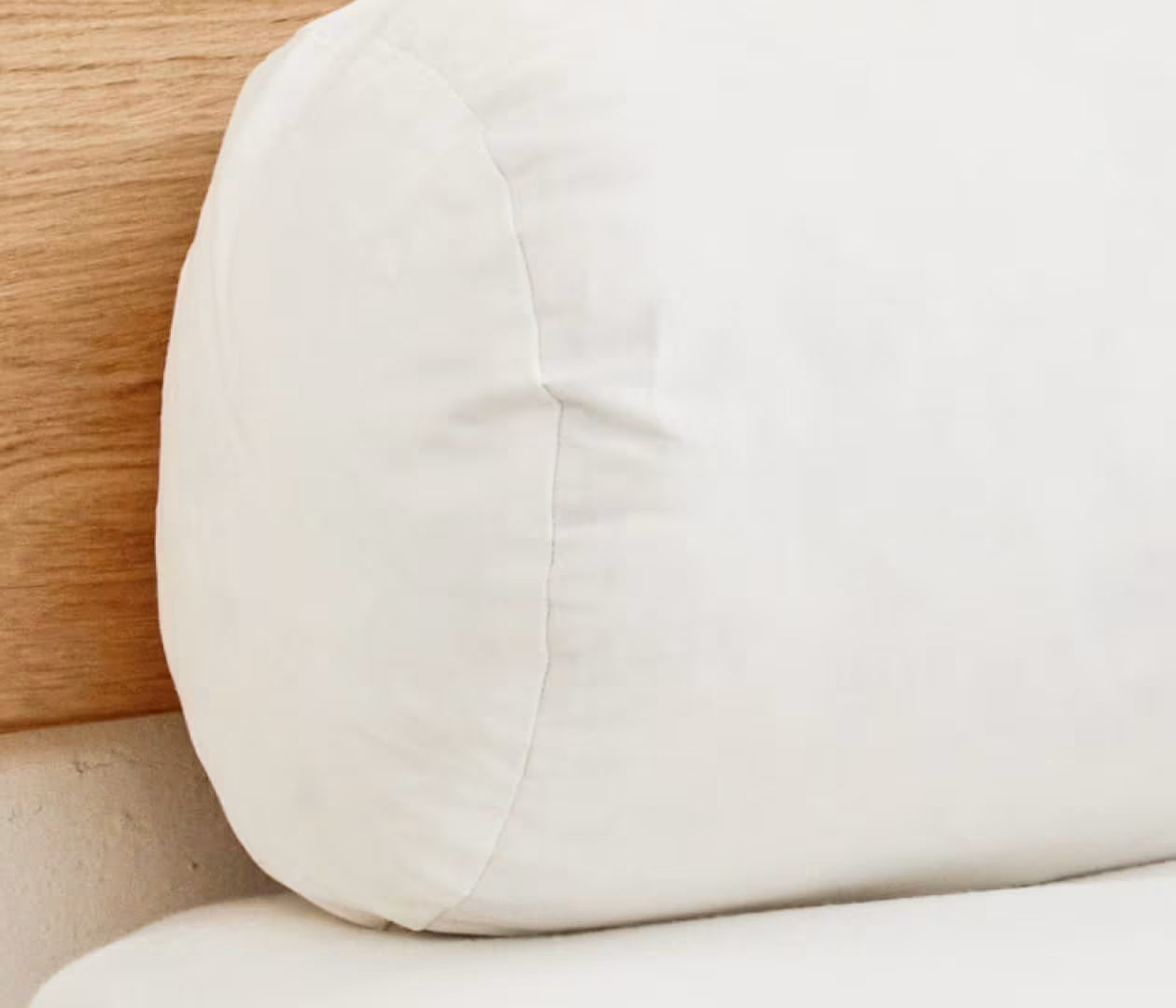 Traversin en plumes et duvet recyclés