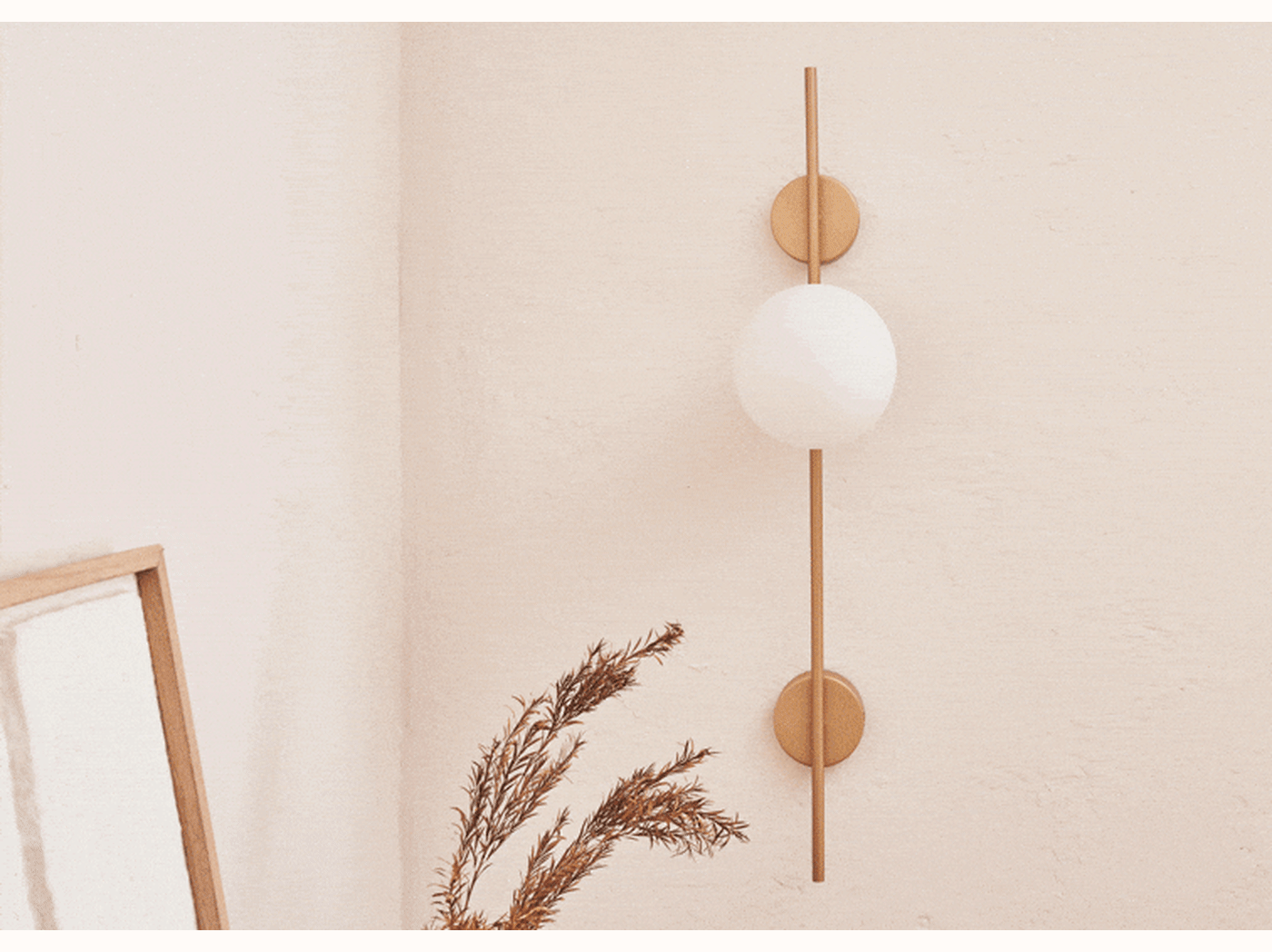 Applique murale en verre STILLA