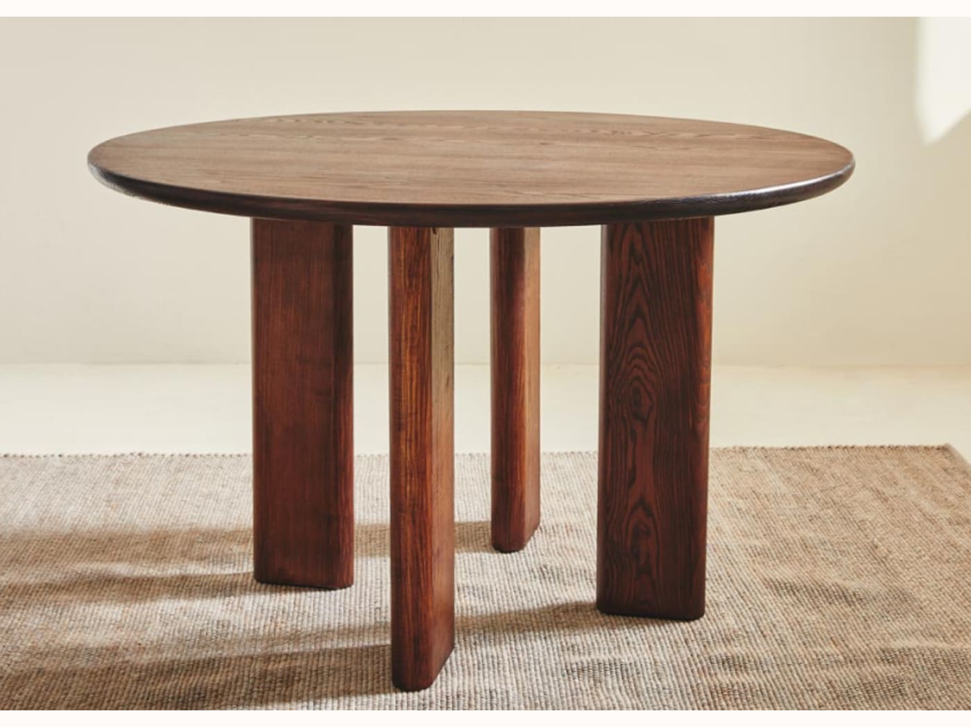 Table à manger ronde en bois massif BAOBAB