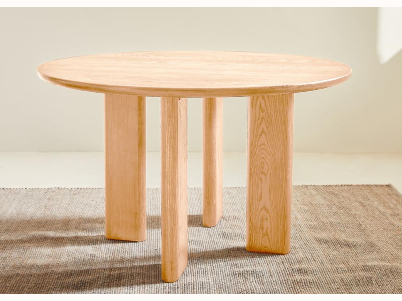 Table à manger ronde en bois massif BAOBAB