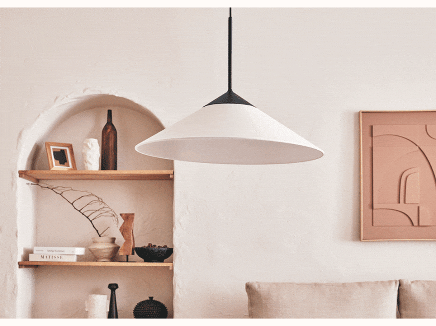 Suspension en coton LA VEILLÉE