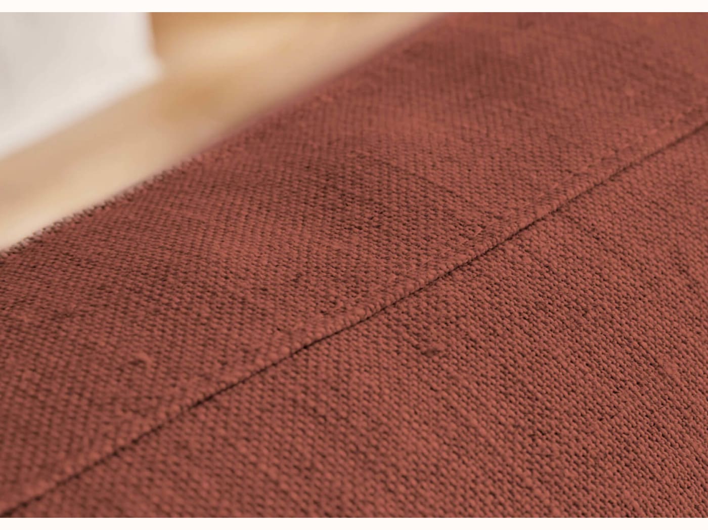 Fauteuil large en lin LENO - 80 cm