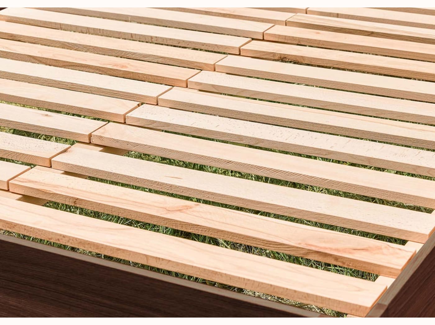 Lit à tiroir en chêne massif NÉNUPHAR