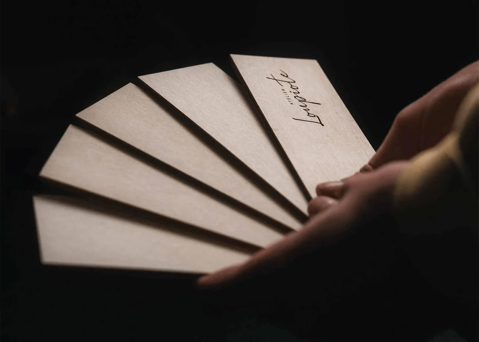 Suspension en bois ALBATROS - Atelier Loupiote x Kipli