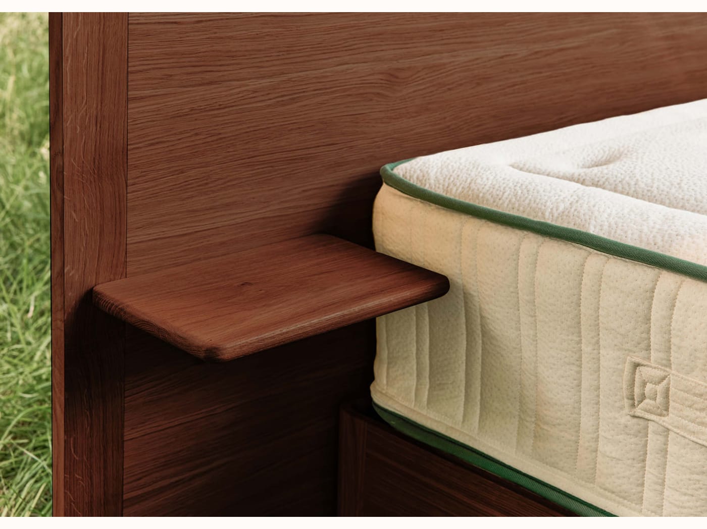 Lit avec sommier en chêne massif CLAIRIÈRE