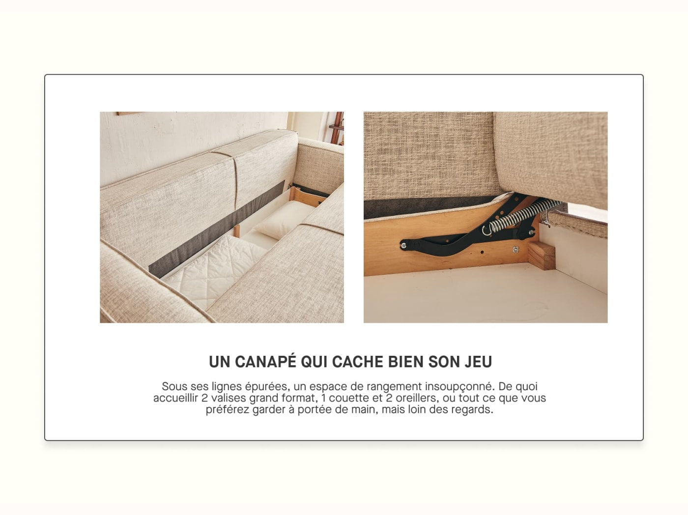 Canapé convertible CLOUD