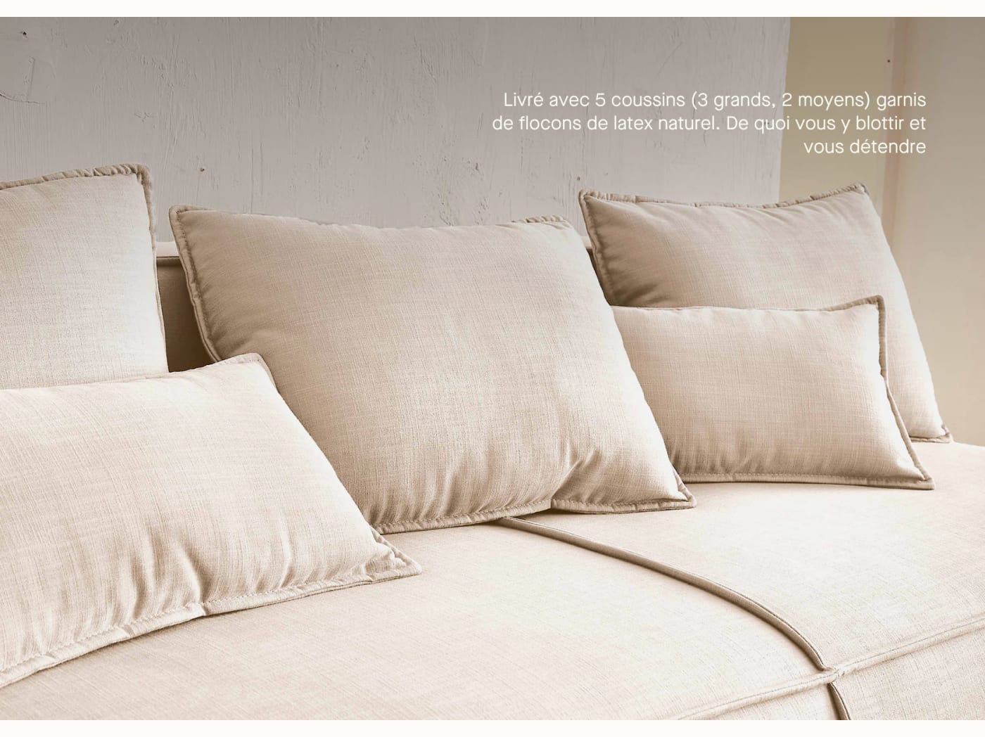 Canapé convertible d'angle FOLIA