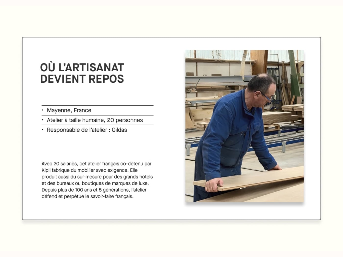 Lit à tiroir en chêne massif NÉNUPHAR