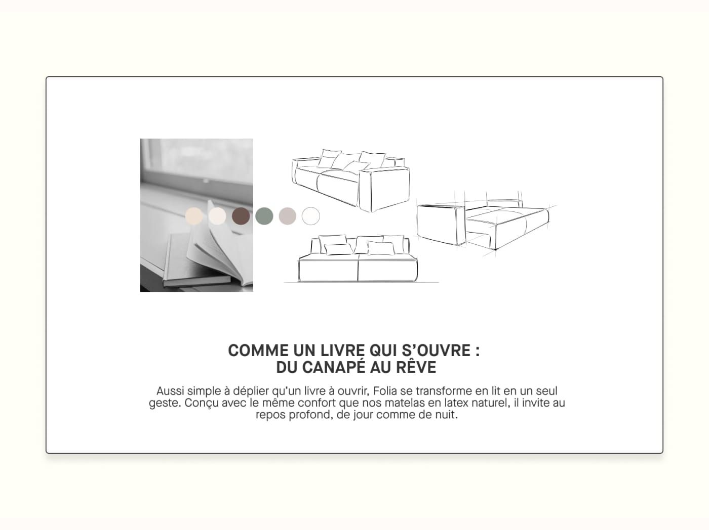 Canapé convertible d'angle FOLIA