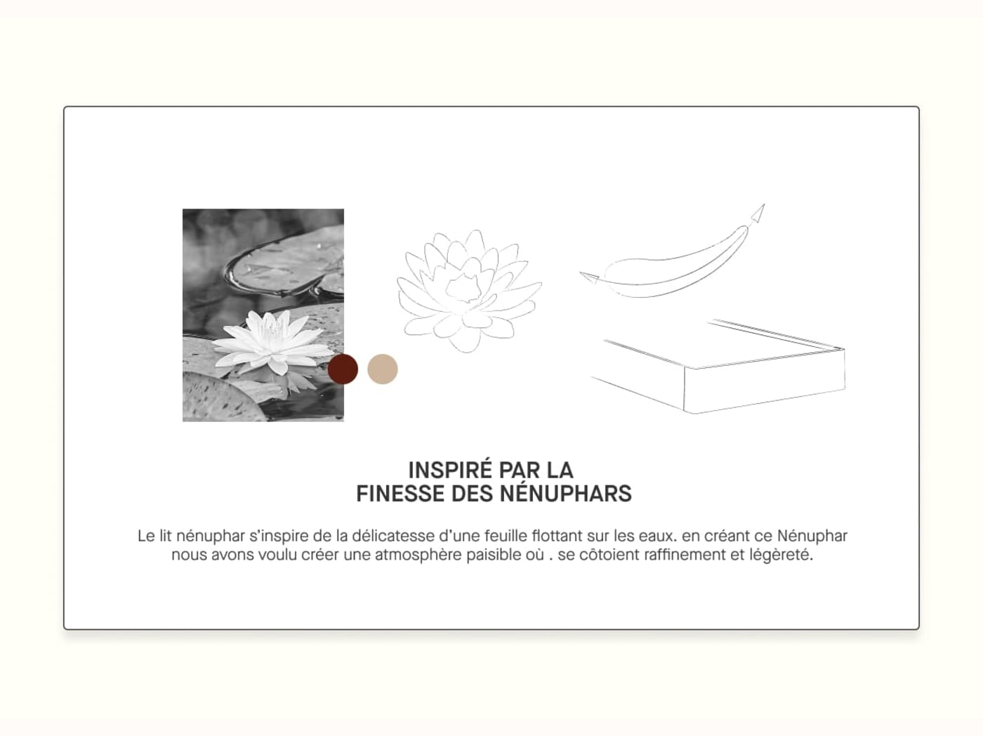 Lit à tiroir en chêne massif NÉNUPHAR