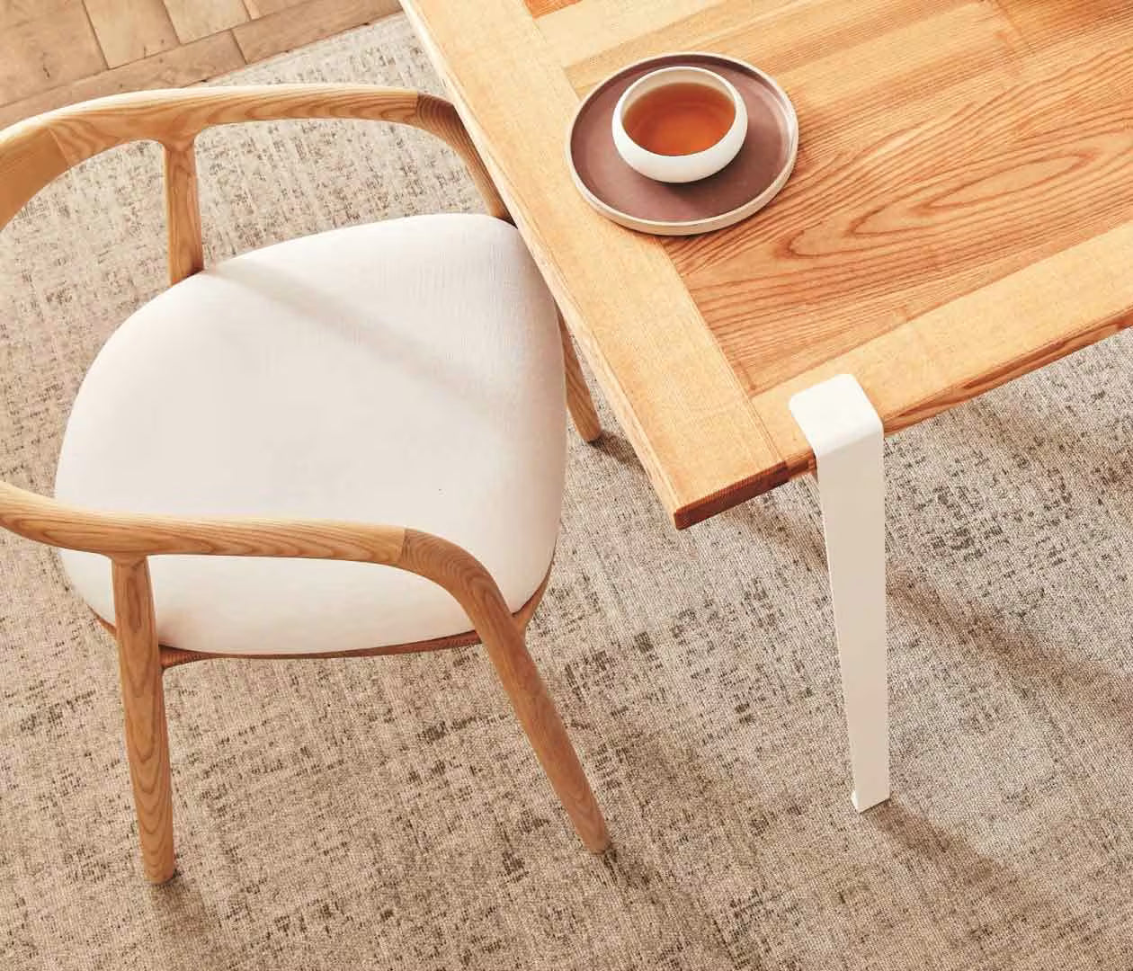 Tapis naturel en laine MILA