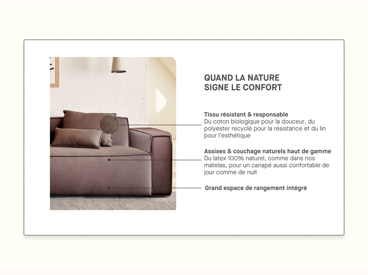 Canapé convertible FOLIA