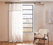 Rideau léger panneau en lin lavé LENO