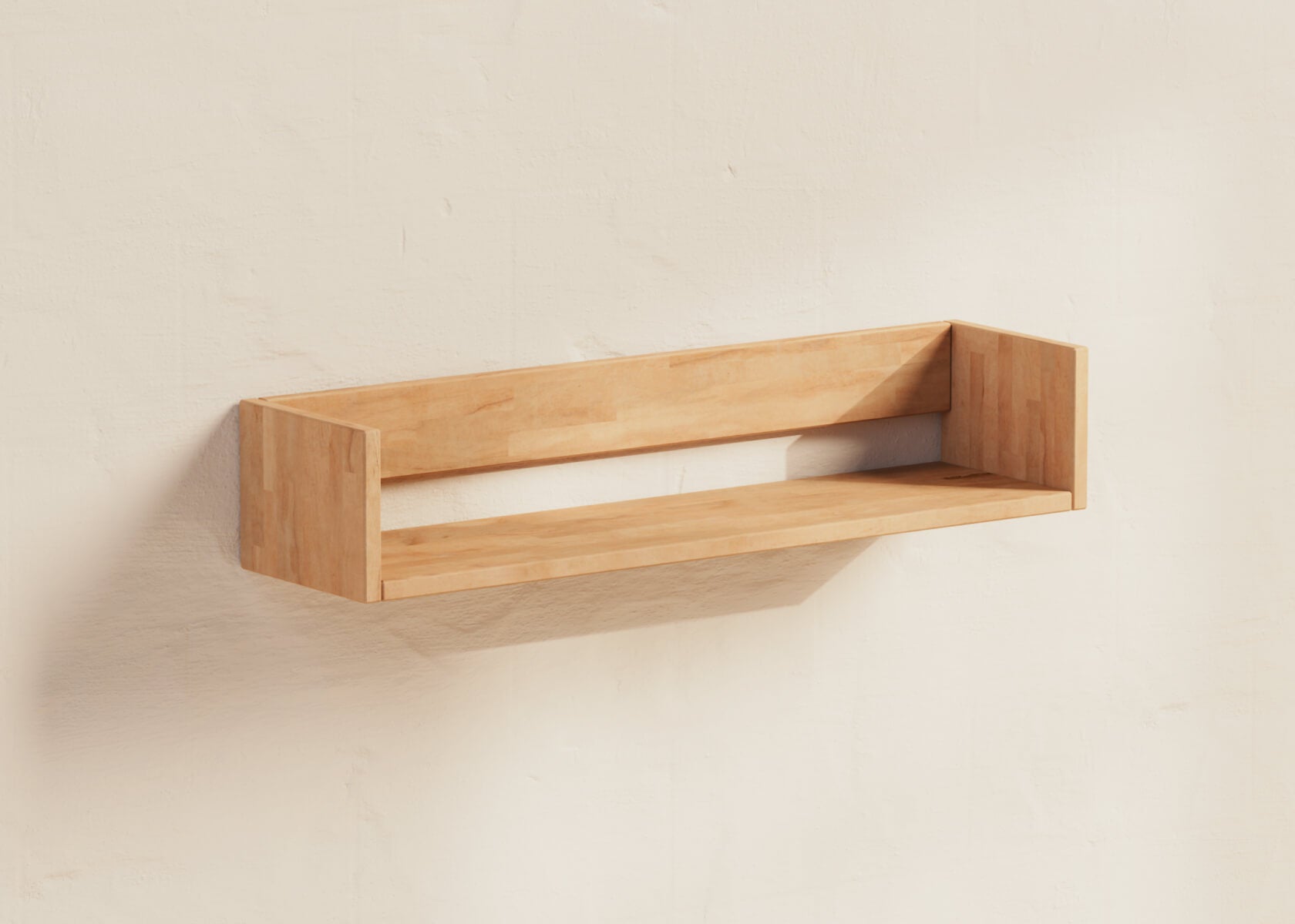 Étagère murale en bois massif AVA