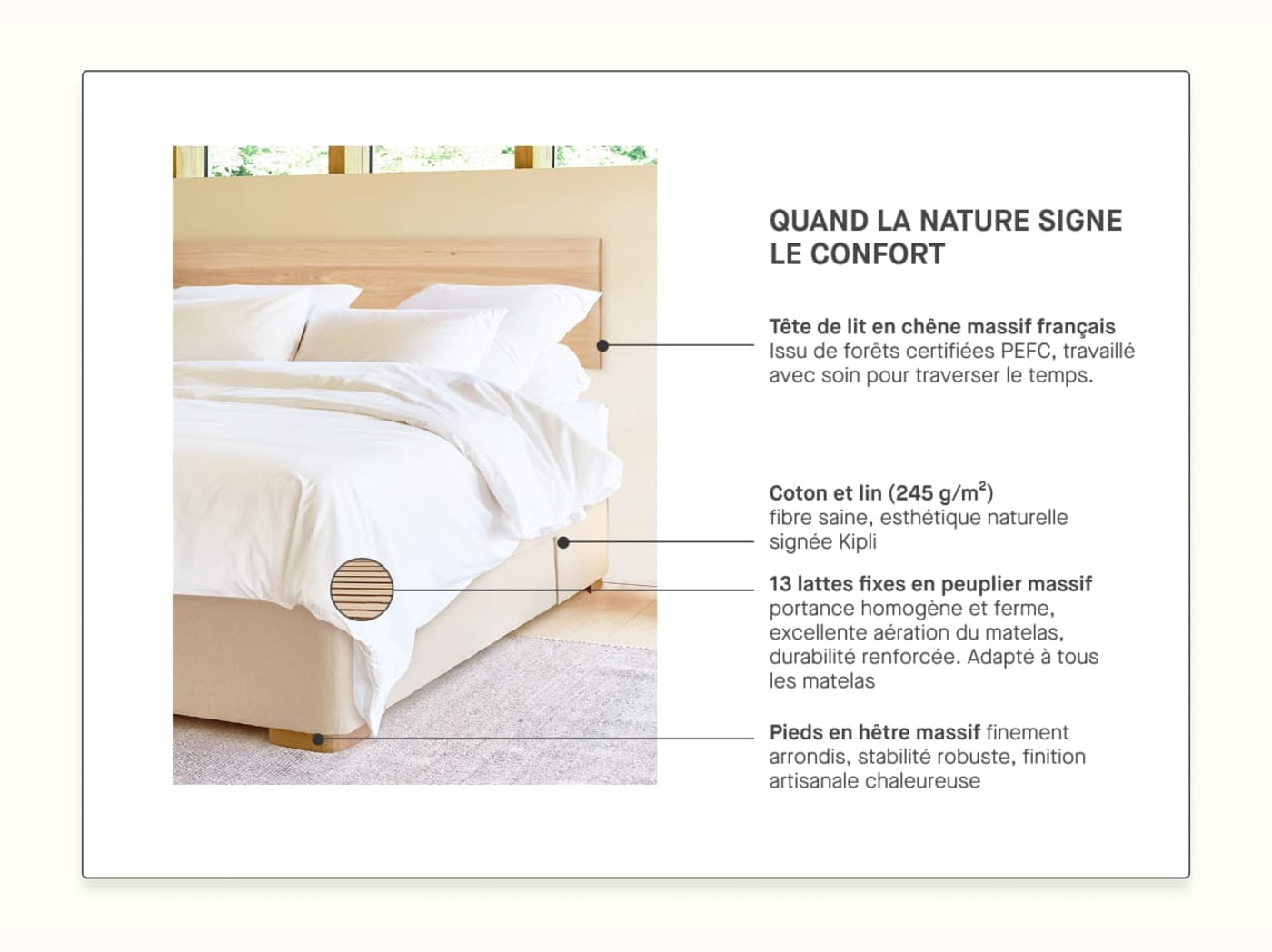 Sommier tapissier à tiroirs premium - LE LAC