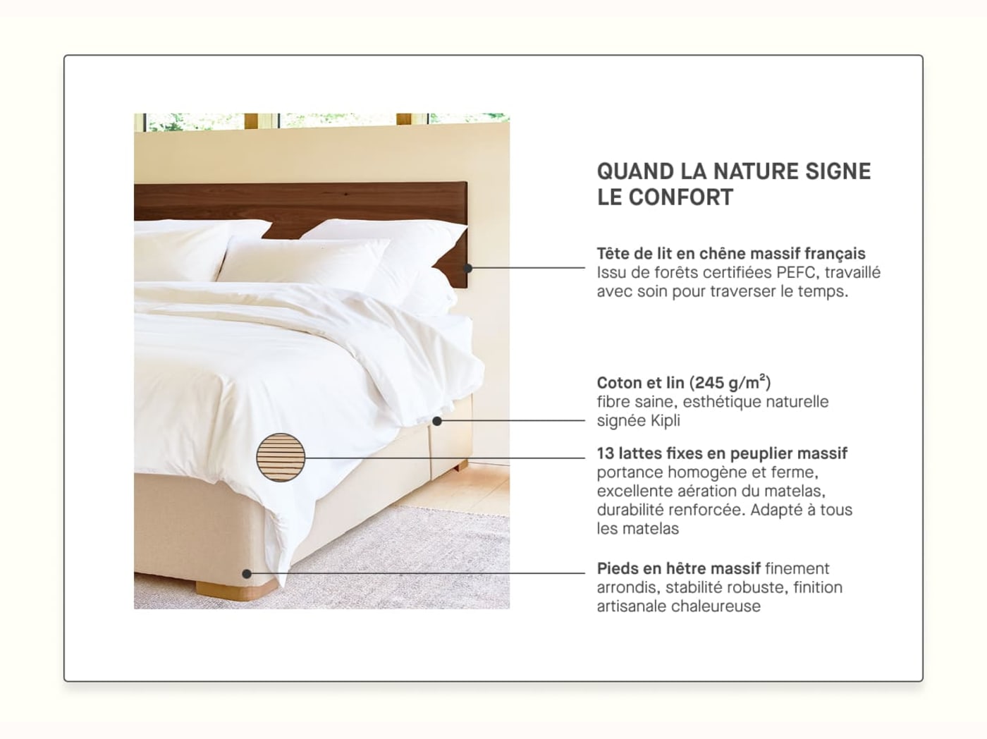Sommier tapissier à tiroirs premium - LE LAC
