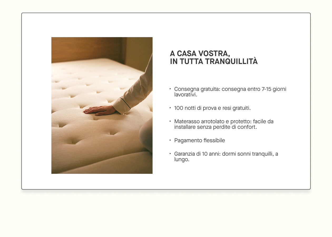 Materasso lattice naturale Kipli