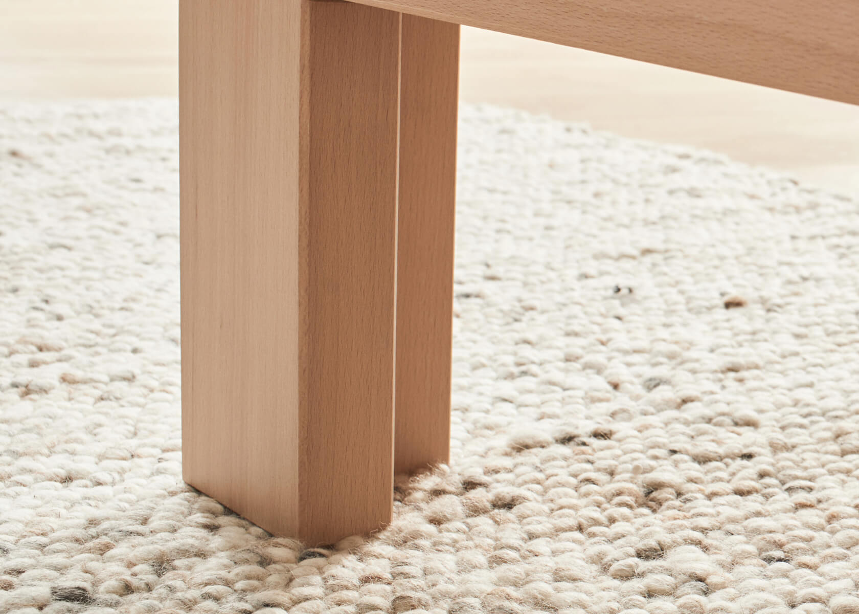 Lit avec sommier en hêtre massif NOVA