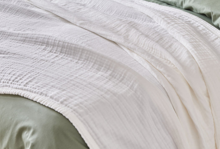 Plaid en gaze de coton biologique TIO