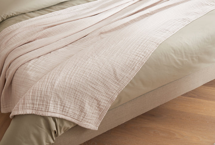 Plaid en gaze de coton biologique TIO