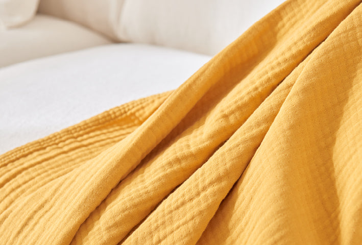 Plaid en gaze de coton biologique TIO