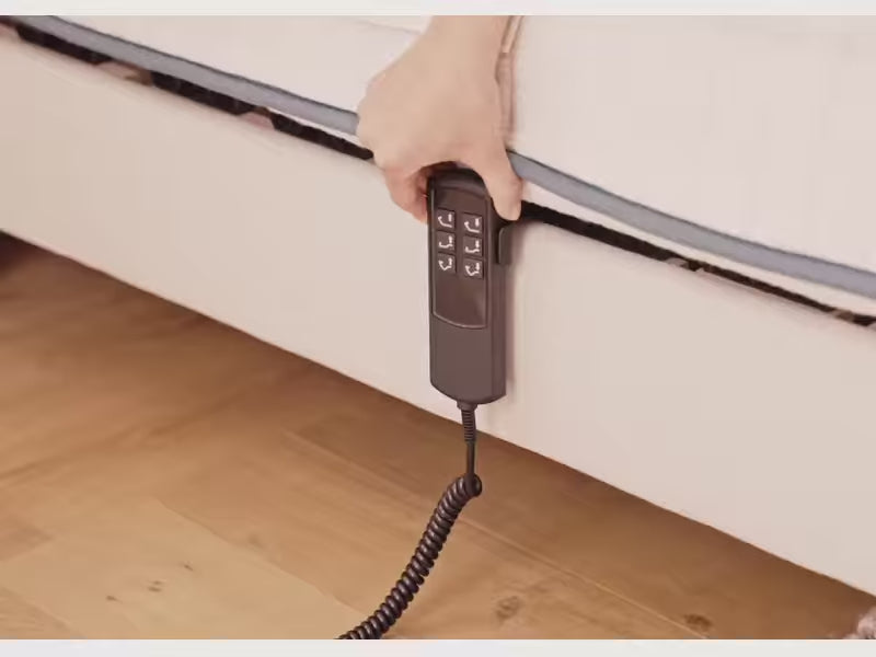 Charger la vidéo : Sommier électrique à lattes OTTO