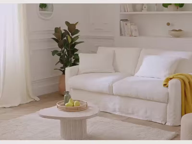 Cargar vídeo: Canapé convertible en lin PALM