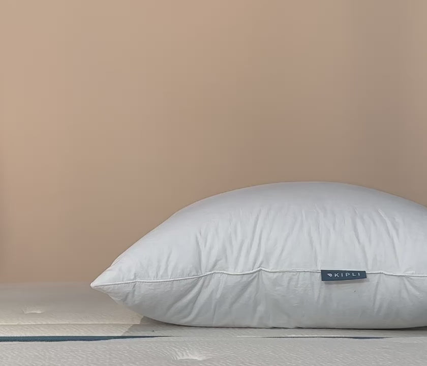 Charger la vidéo : Oreiller en plumes et duvet