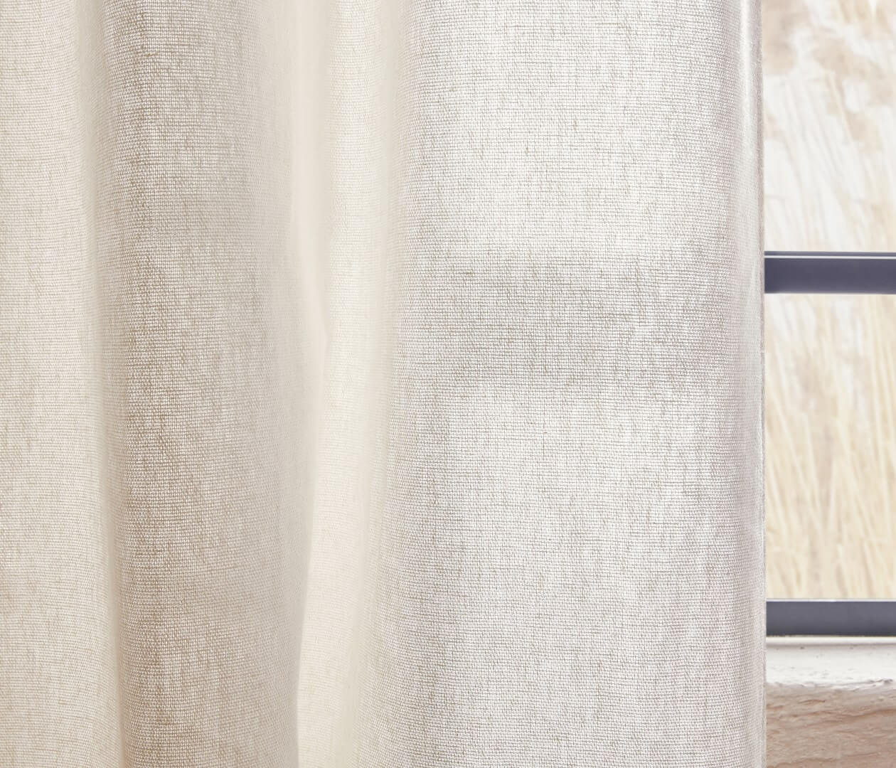 Rideau en lin naturel ALYA