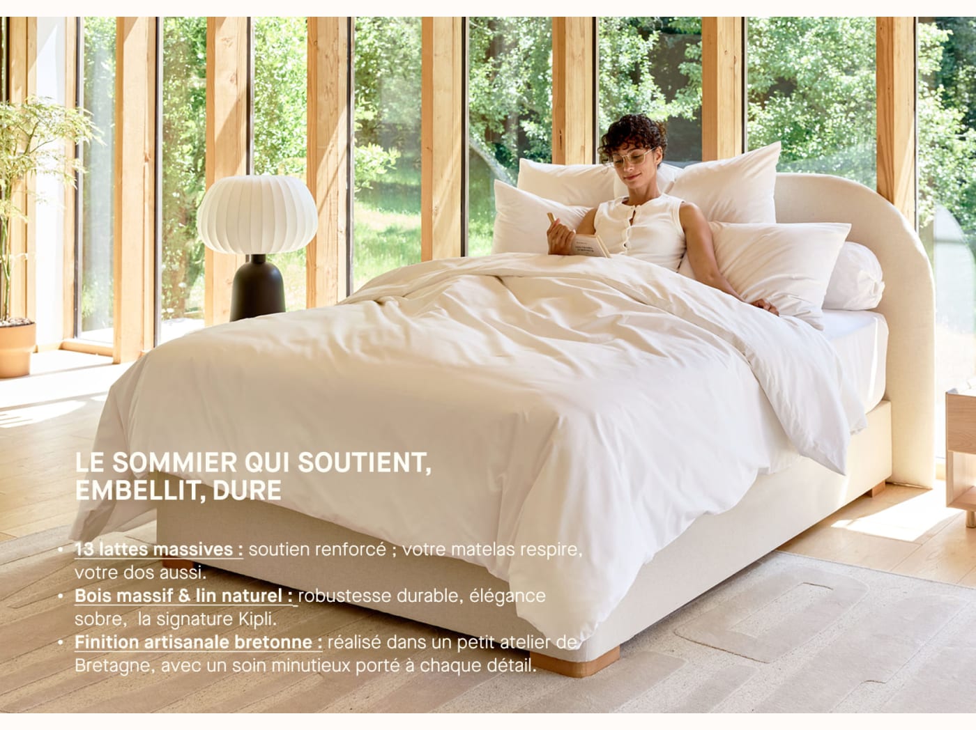Sommier tapissier premium - LE LAC